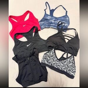 Nike Women's Sports Bra Collection - Red, Blue, Black, White